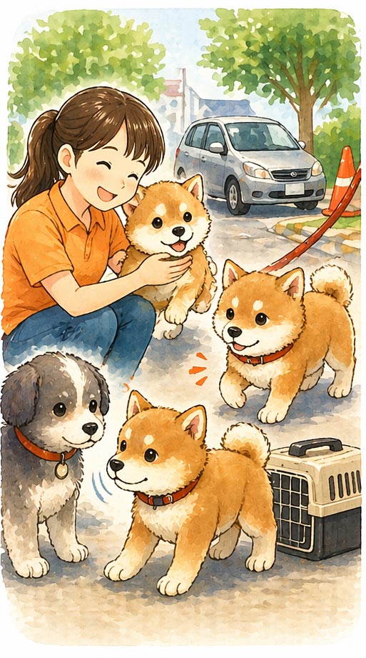 子犬の社会化と保育園のイメージ