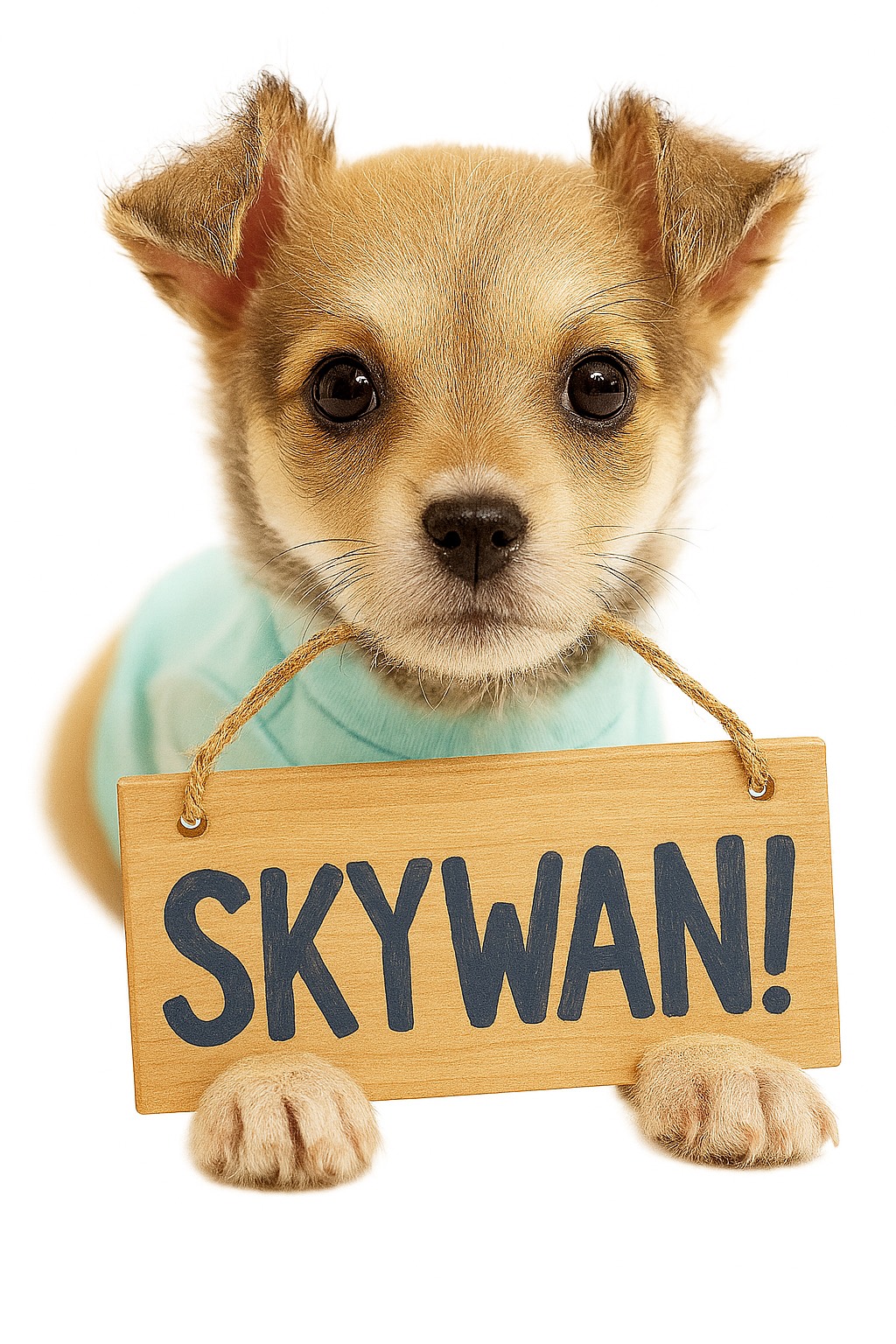子犬の写真（SKYWAN!のイメージ）